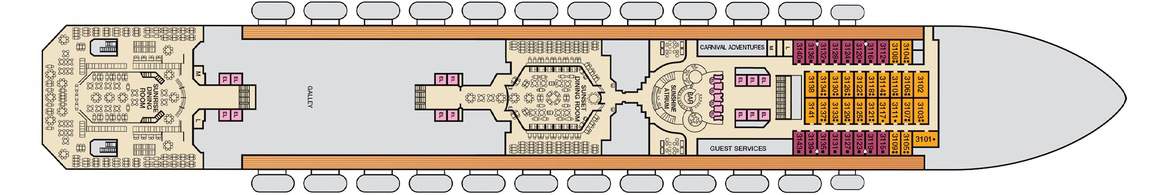 Carnival Cruise Line, Carnival Sunshine Deck 3.jpg